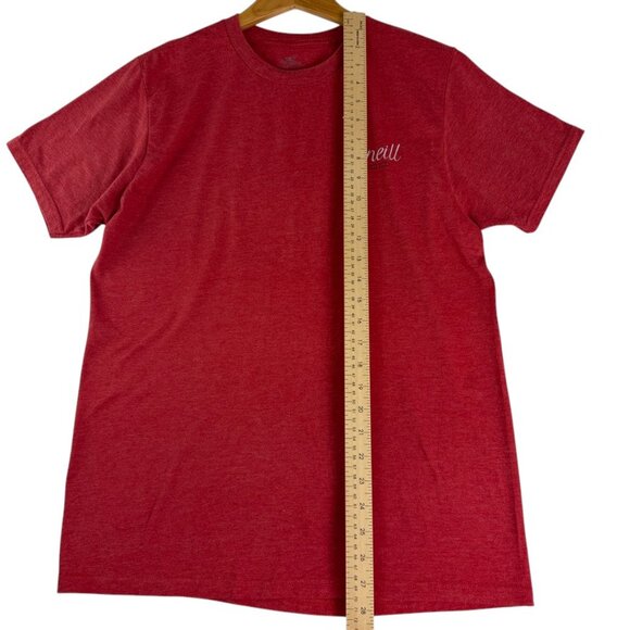 O’Neill Red Graphic T-Shirt Women’s Medium Modern Fit Short Sleeve Tee - Picture 4 of 6